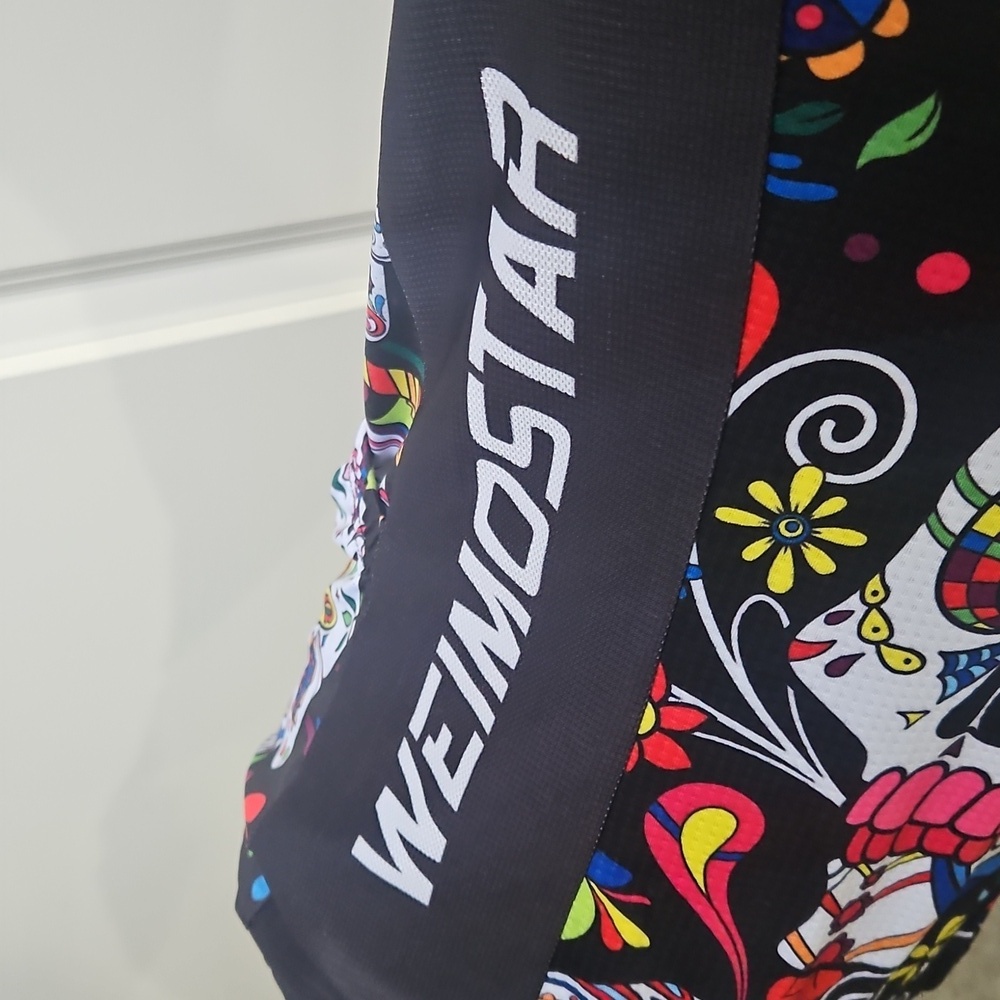 Weimostar Colorful Day of the Dead Cycling Jersey - Picture 2 of 7